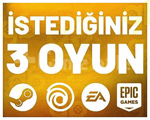 İstediğiniz 3 Oyun +Garanti
