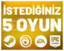 İstediğiniz 5 Oyun +Garanti