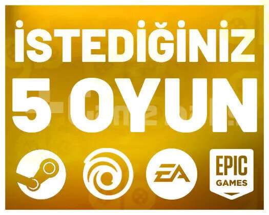 İstediğiniz 5 Oyun +Garanti