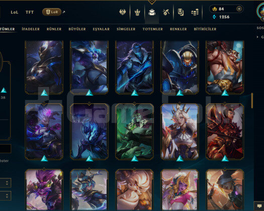 TR / 171 LEVEL / 114 SKİN / 157 HERO +MAİL