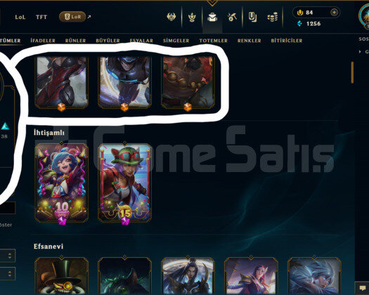 TR / 171 LEVEL / 114 SKİN / 157 HERO +MAİL