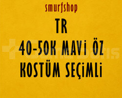 TR 40K MAVİ ÖZ KOSTÜM SEÇİMLİ BAN YEMEZ