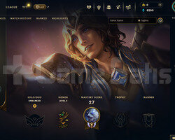 EUW Geçen Sezon Gold | 2 Kostüm - 24 Hero | LoL He