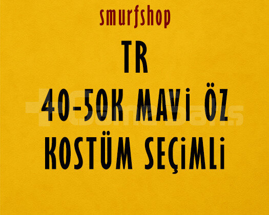 TR 40K MAVİ ÖZ KOSTÜM SEÇİMLİ BAN YEMEZ