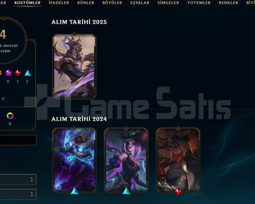 TR Geçen Sezon Zümrüt | 4 Kostüm - 33 Hero | LoL