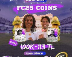 FC25 Coins - 100K/113 TL VERGİ BİZDEN - İNDİRİMLİ