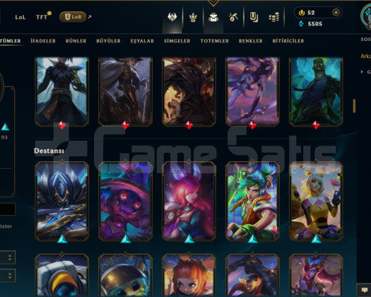 TR / 575 LEVEL / 179 SKİN / FUL HERO +MAİL