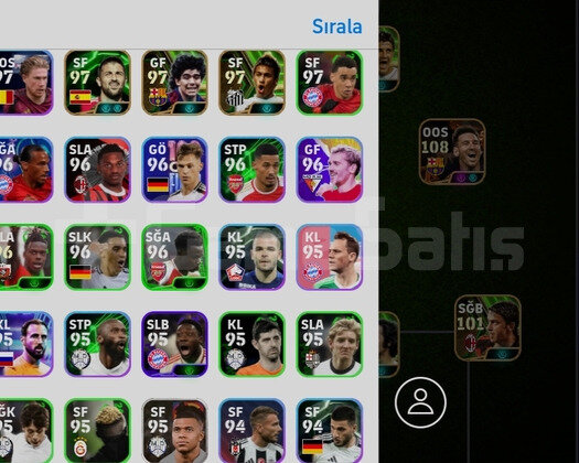KG 3191 BOMBACI MESSİ 105 RUMMENİGE 106 KAHN