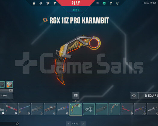 RGX PRO KARAMBİT/KAOS BAŞLANGIÇ/KURONAMİ HESAP
