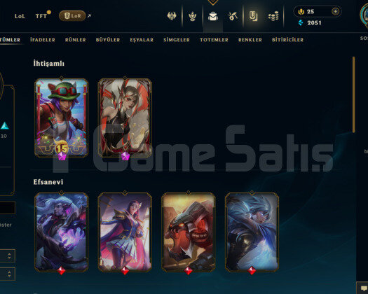 TR 29 SKİN DEMİR HESAP - LOL