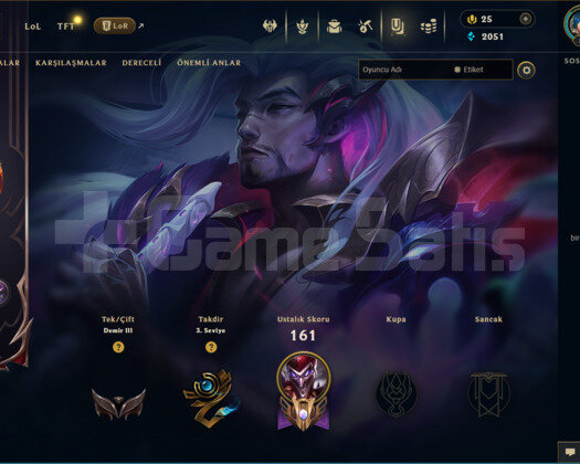 TR 29 SKİN DEMİR HESAP - LOL