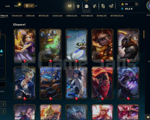 TR 129 SKİN BRONZ HESAP - LOL