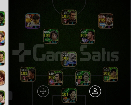2 BOMBACI 105 MESSİ 103 SCHEVENKO FULL REZERV