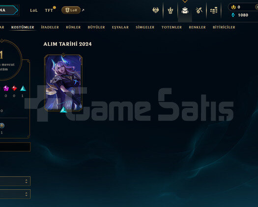 TR Unranked | 1 Kostüm - 20 Hero | LoL Hesap