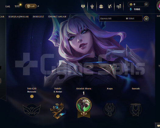 TR Unranked | 1 Kostüm - 20 Hero | LoL Hesap