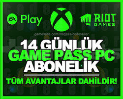GAME PASS PC + EA PLAY + RIOT GAMES | 14 GÜNLÜK