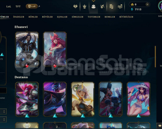 TR 39 SKİN DEMİR HESAP - LOL