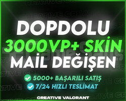 ULTRA VIP | 3000VP+ SKİN MAİL DEĞİŞEN + GARANTİ