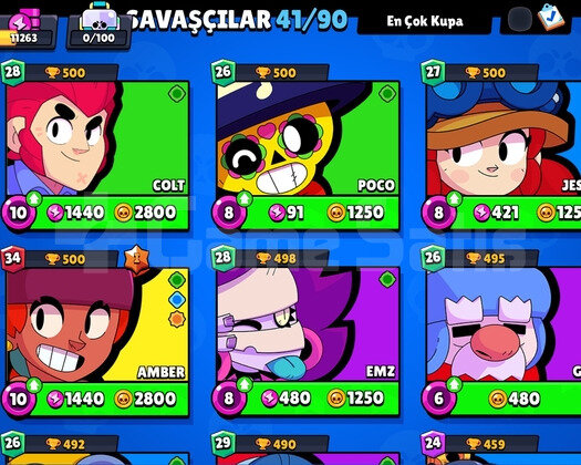 Uygun Fiyatlı, Güçlü Hesap! Brawl Stars Severler