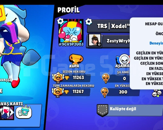 Uygun Fiyatlı, Güçlü Hesap! Brawl Stars Severler