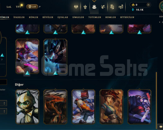 TR 13 SKİN UNRANKED HESAP - LOL