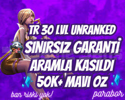 TR SINIRSIZ GARANTİLİ ARAMLA KASILMIŞ 50K+ ÖZ