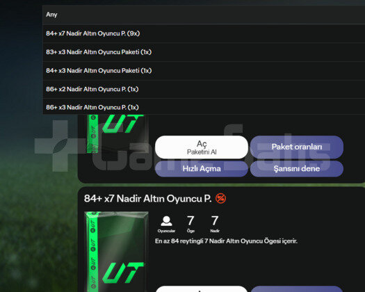 RAFAEL LEAO VE VİERİA PS5/4 VE PAKETLER