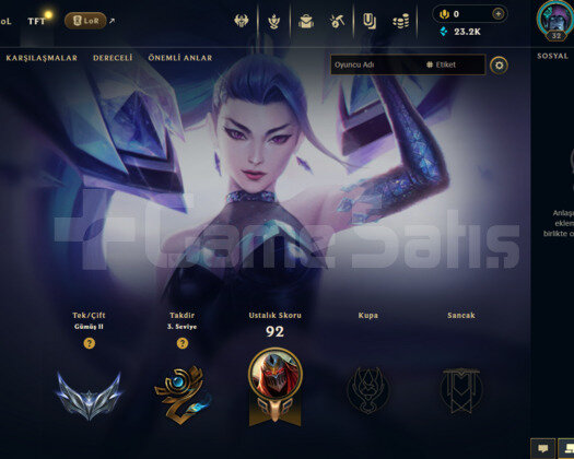 EUW SİLVER 2 / 2 KOSTÜM / 23K MÖ