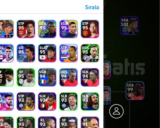 105 CANTONA 104 CRUYFF 3148 KG FULL UYGUN HESAP!