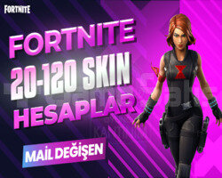 20-120 SKIN PREMIUM MAİL DEĞİŞEN FORTNITE HESAP