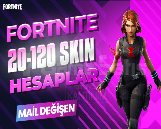 20-120 SKIN PREMIUM MAİL DEĞİŞEN FORTNITE HESAP