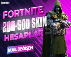 200-500 SKIN PREMIUM MAİL DEĞİŞEN FORTNITE HESAP