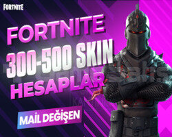 300-500 SKIN PREMIUM MAİL DEĞİŞEN FORTNITE HESAP