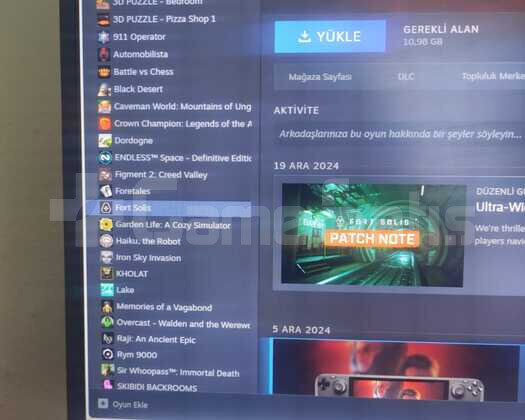 Steam emek hesabı aciliyetli satılıktır 67 oyun