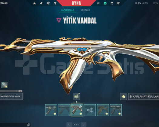 TERTEMİZ VALORANT HESABI +4 VANDAL SKİNLİ BATTLE