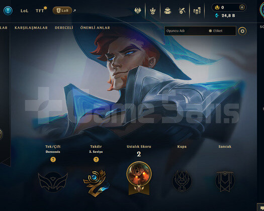 EUW Unranked | 1 Kostüm - 24K Mö | LoL Hesap
