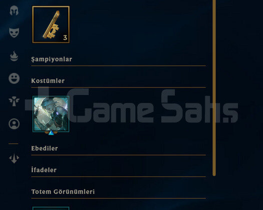EUW Unranked | 3 Kostüm - 19K Mö | LoL Hesap