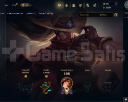 TR 21 SKİN UNRANKED HESAP - LOL