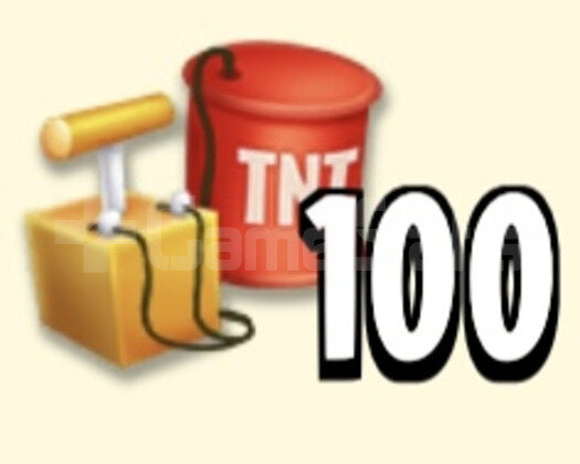 100 Adet Tnt, Kürek, Patlayıcı ve ya Karışık Ürün