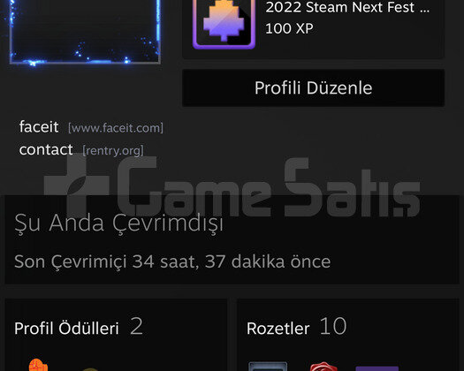 FACEİT 2200 ELO MAİNLİK HESAP