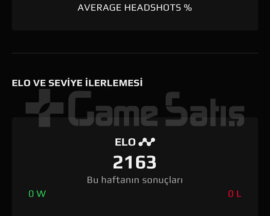 FACEİT 2200 ELO MAİNLİK HESAP