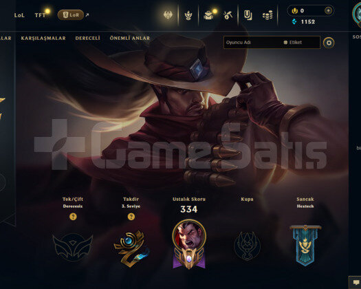 TR 44 SKİN UNRANKED HESAP - LOL