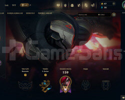 EUW 25 SKİN UNRANKED HESAP - LOL
