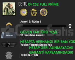 CS2 FULL Prime 3 Madalya | Yeşil Faktör + Garanti