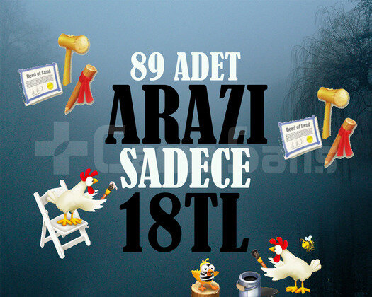 89 ARAZİ 18 TL