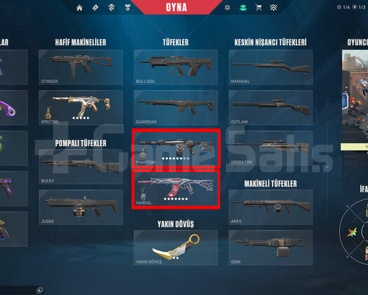 3 VANDAL//3 PHANTOM//ASİL KARAMBİTLİ//SMURFLUK ACC