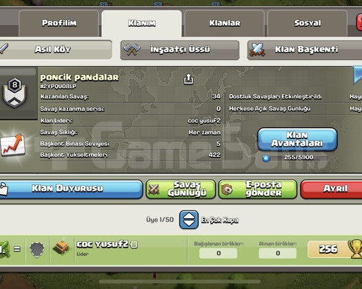 8 level müq klan başkent 5