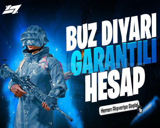 PUBG MOBİLE BUZ DİYARI GARANTİLİ+ RANDOM HESAP