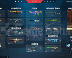 15K Değerinde Skin/Kuronami/Kaos/Asil/Seri Tetik