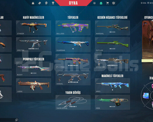 15K Değerinde Skin/Kuronami/Kaos/Asil/Seri Tetik